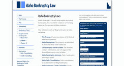 Desktop Screenshot of idahobankruptcy.com